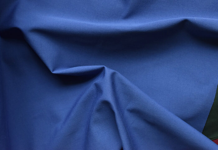 blauer Stretchköper, bi-elastisch, Hosenstoff für reithosen